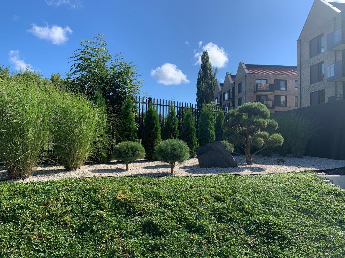 Baltic Riviera Apartments - Garden Sanctuary Retreat Danzig Exterior foto