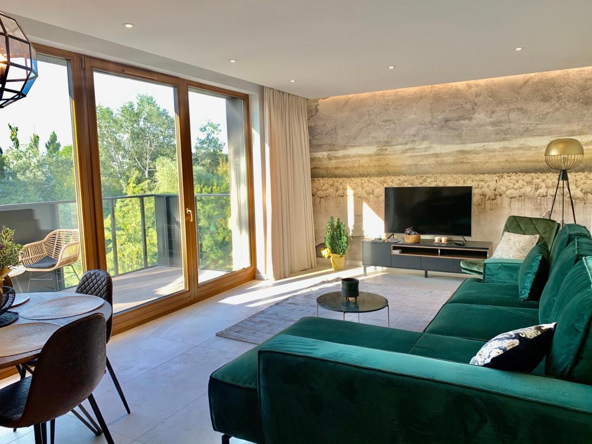 Baltic Riviera Apartments - Garden Sanctuary Retreat Danzig Exterior foto