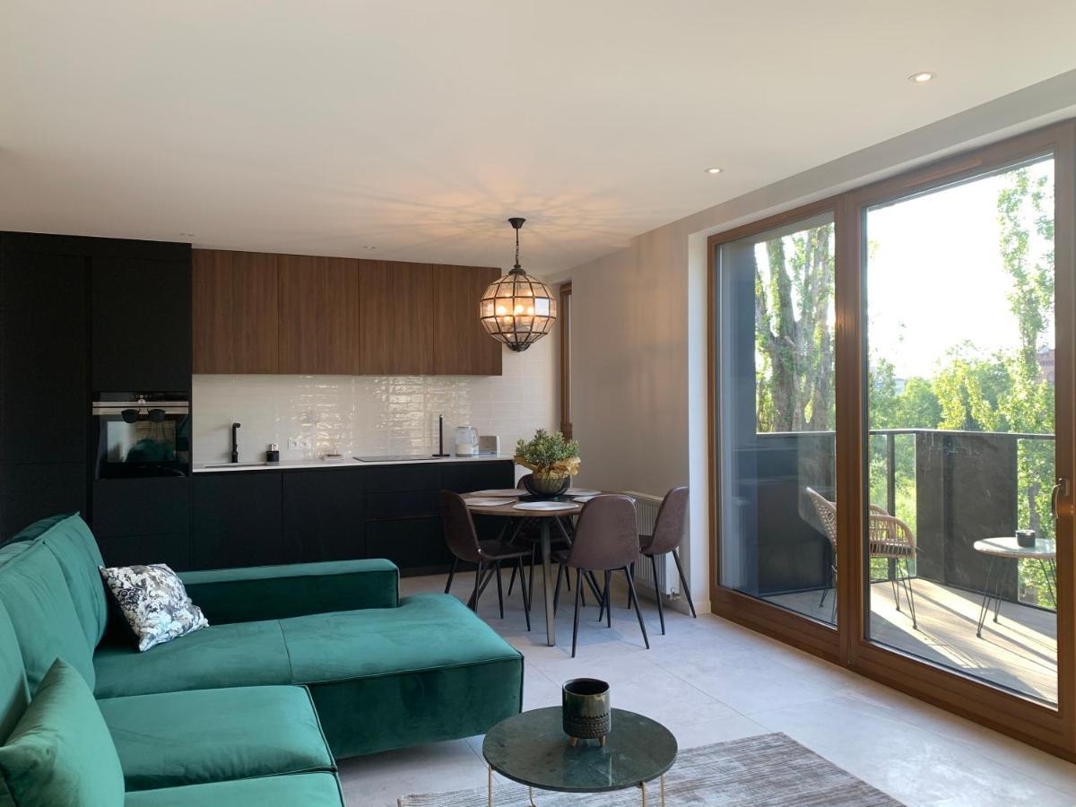 Baltic Riviera Apartments - Garden Sanctuary Retreat Danzig Exterior foto