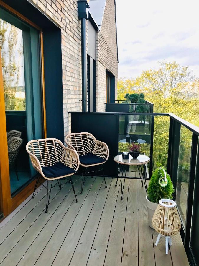 Baltic Riviera Apartments - Garden Sanctuary Retreat Danzig Exterior foto
