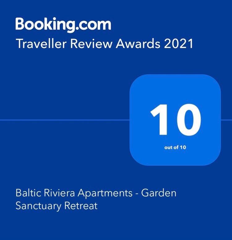 Baltic Riviera Apartments - Garden Sanctuary Retreat Danzig Exterior foto
